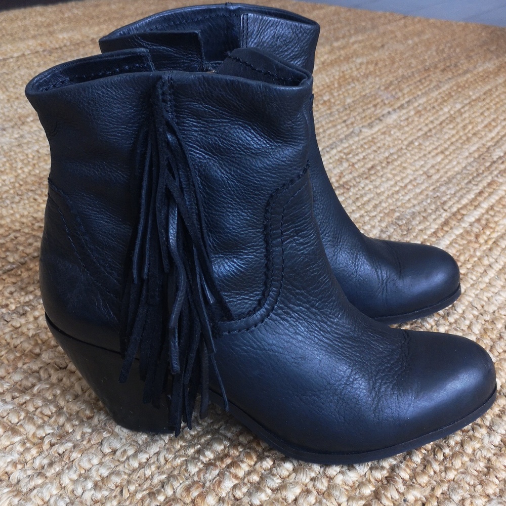 Sam Edelman 'Louie' fringed ankle boots